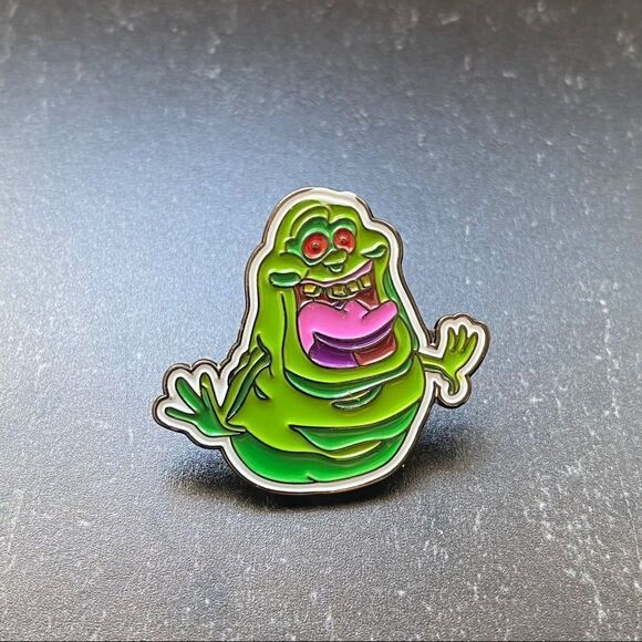 Slimer Ghost Enamel Pin/ Brooch - Picture 2 of 5